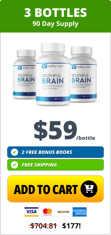 3 Bottles of Youthful Brain