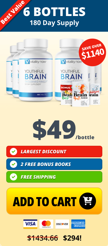 6 Bottles of Youthful Brain